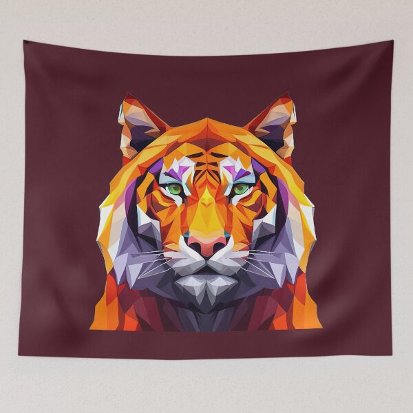 Item preview, Vibrant Tiger designed and sold by PolygonXYZ.