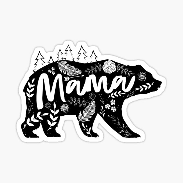 Download Mama Bear Stickers Redbubble