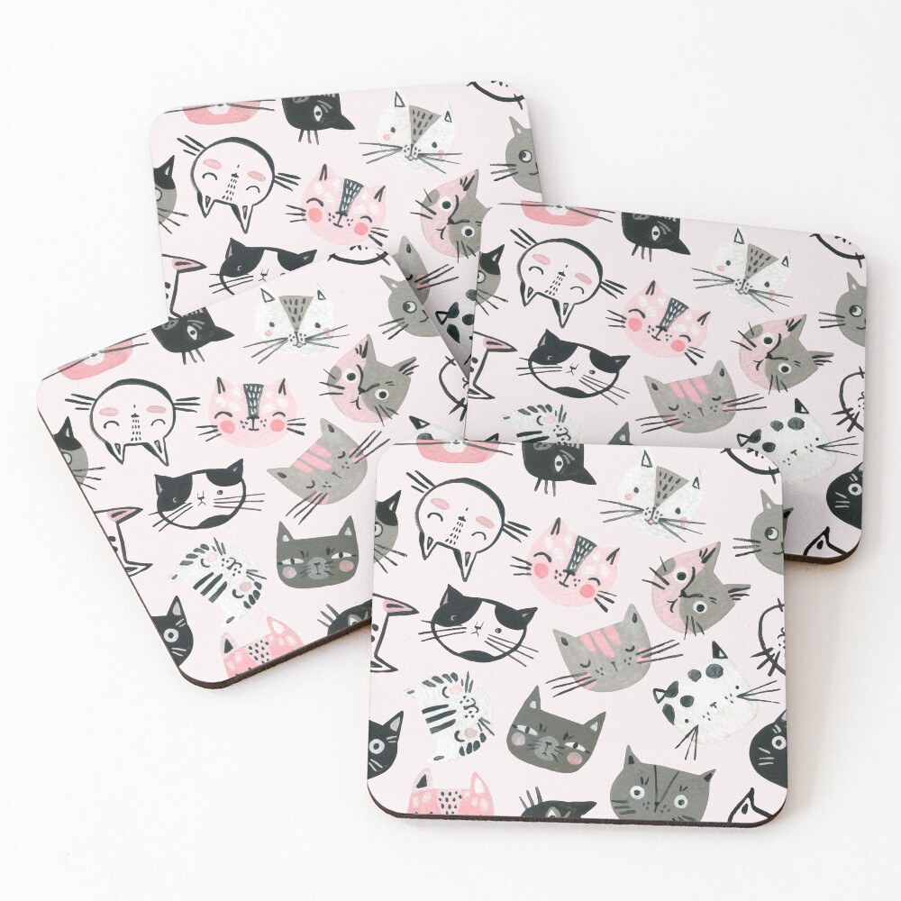 Item preview, Coasters (Set of 4) designed and sold by MocaCreative.