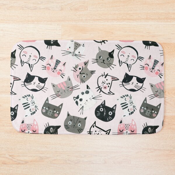 Item preview, kittens pattern designed and sold by MocaCreative.