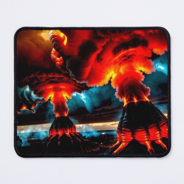 Item preview, Fiery Alien Volcanoes Erupting designed and sold by Source919.
