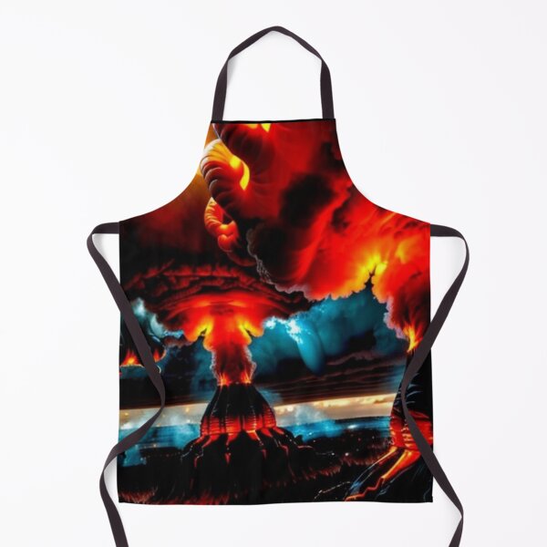 Item preview, Fiery Alien Volcanoes Erupting designed and sold by Source919.