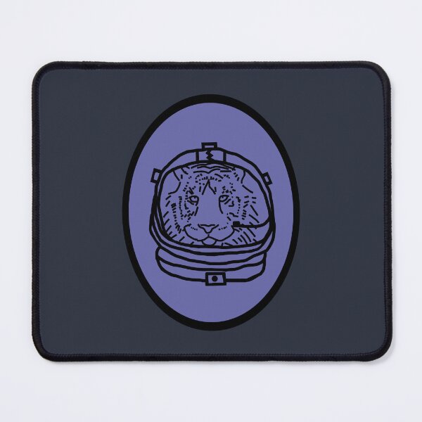 Item preview, Space Tiger Sci Fi Astronaut Oval  designed and sold by ellenhenry.