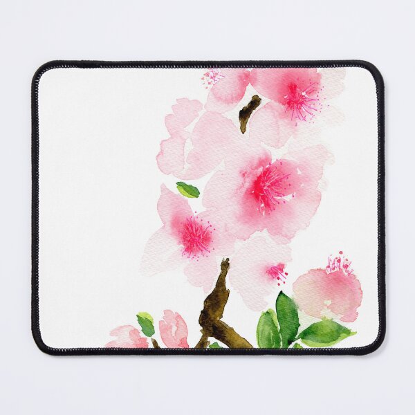Item preview, Japanese cherry blossom tree watercolor painting designed and sold by AnissaF.