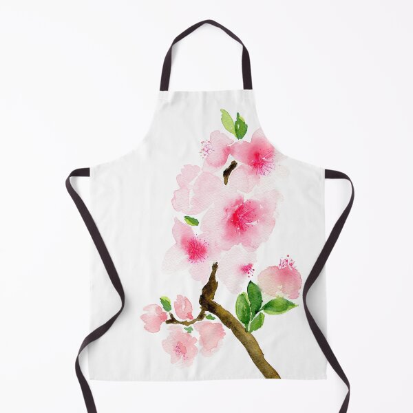 Item preview, Japanese cherry blossom tree watercolor painting designed and sold by AnissaF.
