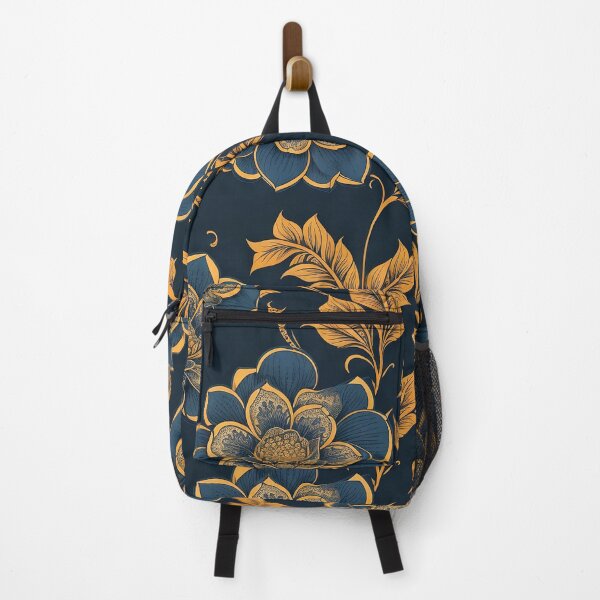 Item preview, Golden royal flowers pattern designed and sold by Tijanaworldwide.