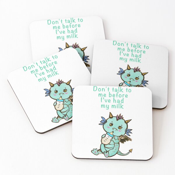 Item preview, Don't Talk to Me Before Milk Cute Baby Onesie designed and sold by joannahliu.