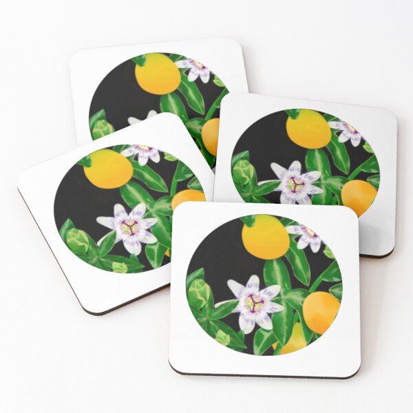 Item preview, Passion Fruit with Flowers designed and sold by UntitledH.