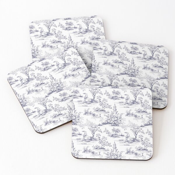 Item preview, de jouy pattern designed and sold by FethiC.