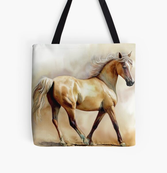 Aperçu de l'œuvre Cheval palomino créée et vendue par JohnsonGallery.
