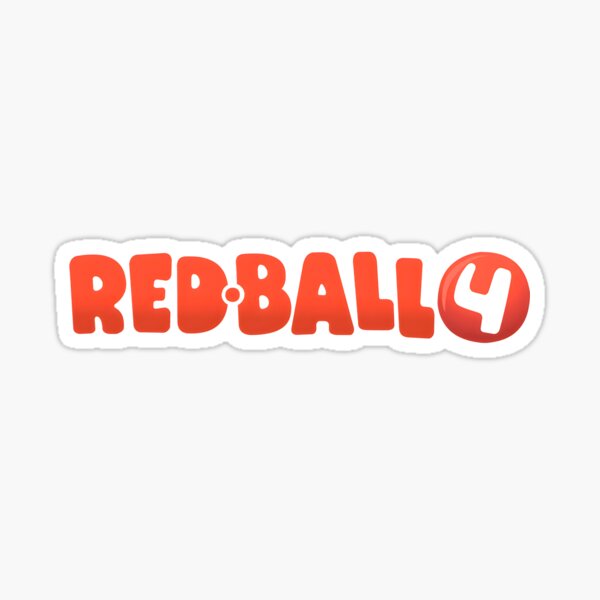 Red Ball 4 - The Box Face Sticker for Sale by impartialfurnit