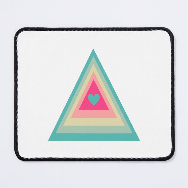 Item preview, Groovy Sunset Heart Love Triangle designed and sold by EpicCreation.