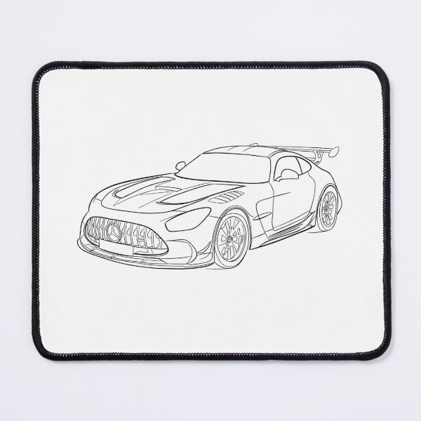 Item preview, AMG GT Black Series Line Sketch designed and sold by awusnow.