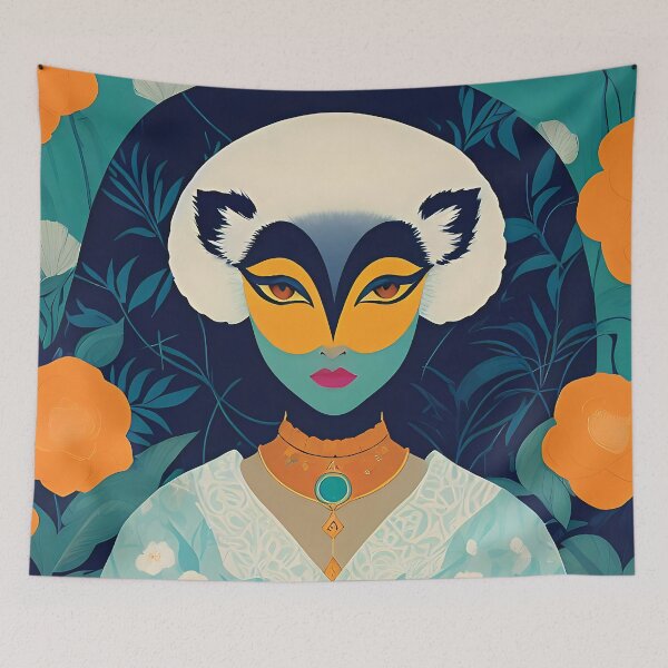 Item preview, Lemur High Society Mademoiselles designed and sold by FriskyLemur.