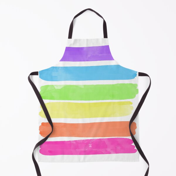 Item preview, Bright Rainbow Watercolor Stripes designed and sold by wordznart.