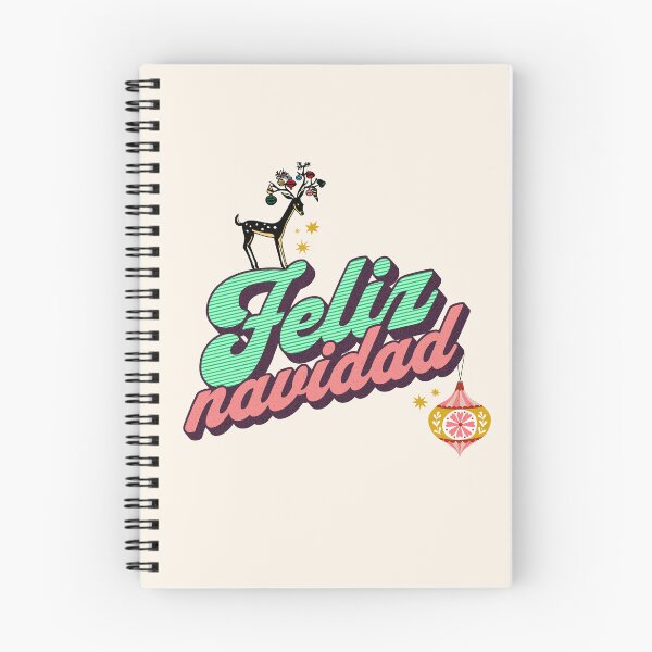 Aperçu de l'œuvre Feliz Navidad Cerf et ornement de vacances créée et vendue par CotodiStudio.