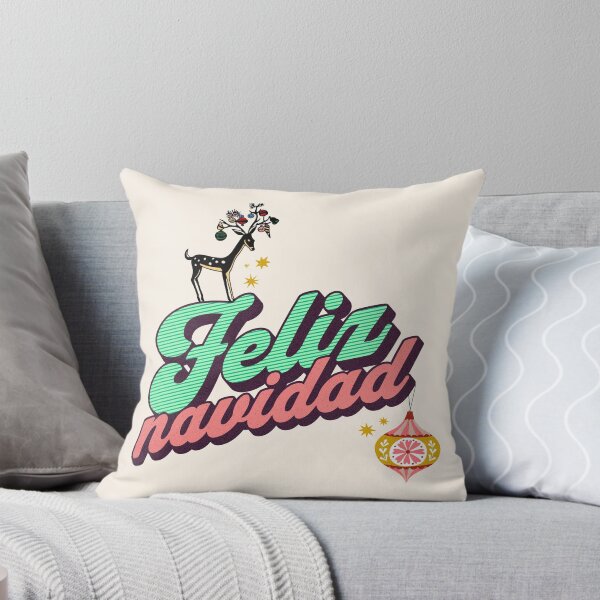 Artikelvorschau, Feliz Navidad Hirsch und Feiertagsornament entworfen und verkauft von CotodiStudio.
