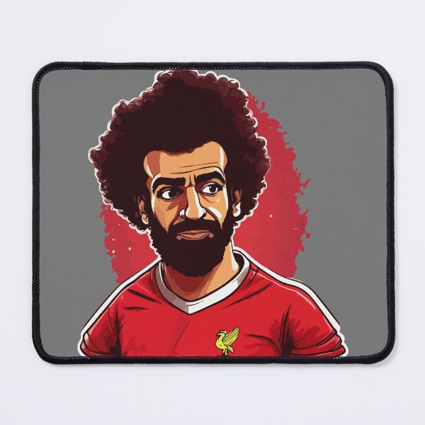 Item preview, A cartoon of Mohamed Salah, the legend of Liverpool and the King of Egypt designed and sold by MA D.