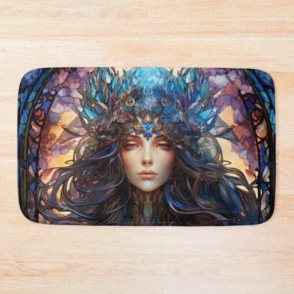 Item preview, Radiance of Elegance, Stained Glass Digital Oil Paint  designed and sold by Jasby-Co.