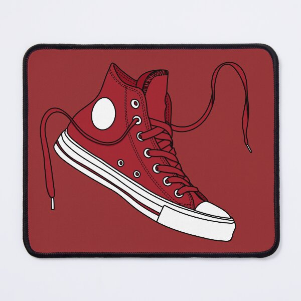Item preview, Deep red high tops designed and sold by MickeyEdwards.