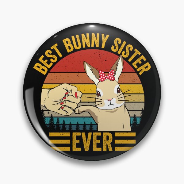 Aperçu de l'œuvre Meilleure soeur lapin de tous les temps créée et vendue par ThreadGen.