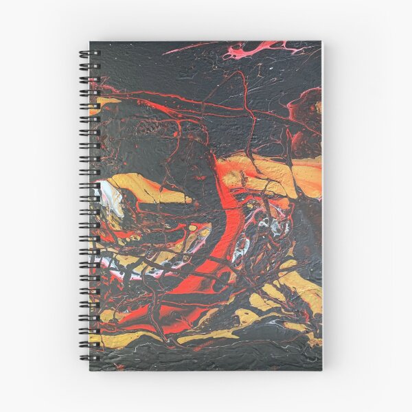 Item preview, "Danger" Black, Red and Gold Abstract art  designed and sold by IICents.