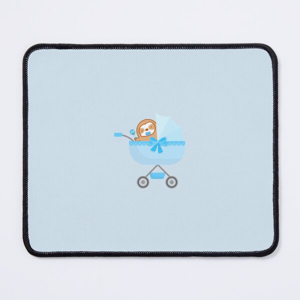 Item preview, Cute Blue Baby Carriage Sloth  designed and sold by theslothinme.