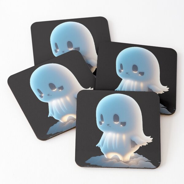 Item preview, Whimsical Watercolor Spirits: Tiny Hyper Ghost designed and sold by zoughlal.