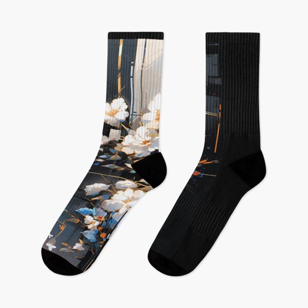 Item preview, Cyberpunk Flowers - Glitch In Bloom  designed and sold by Splatter-arts.