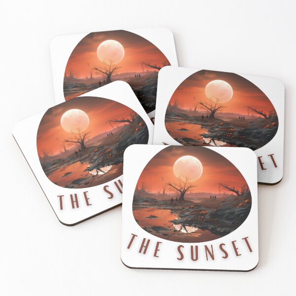 Item preview, The sunset and the tree designed and sold by GoDelta.