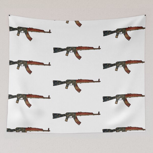 Item preview, American Flag AK-47 designed and sold by Hailey  Reynolds.