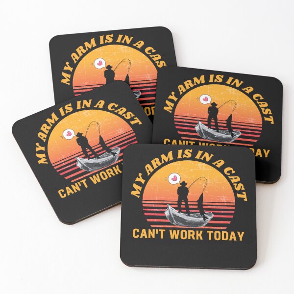 Item preview, Fishing Father's Day I Can't Work Today My Arm Is In A Cast designed and sold by printstars.