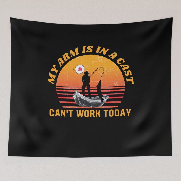 Item preview, Fishing Father's Day I Can't Work Today My Arm Is In A Cast designed and sold by printstars.