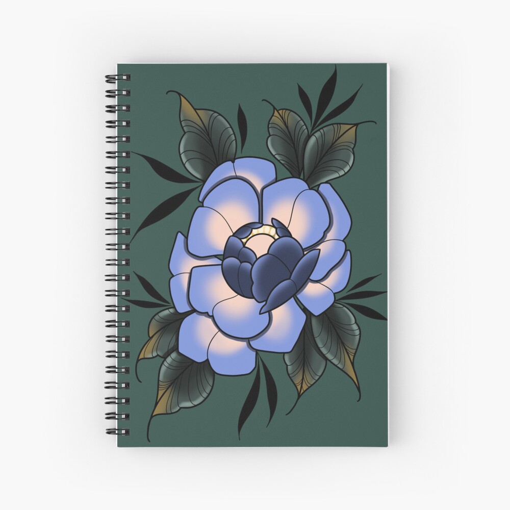 Item preview, Spiral Notebook designed and sold by drybrittlebones.