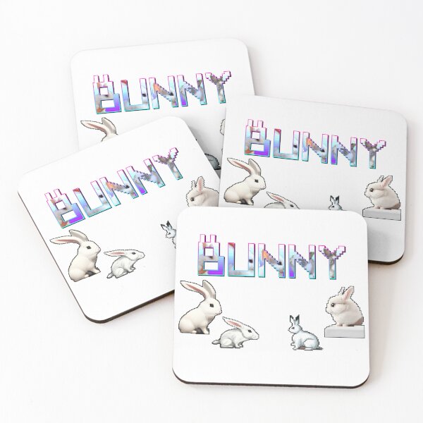 Item preview, Pixel Art Bunny designed and sold by MusicArtAndGrind.