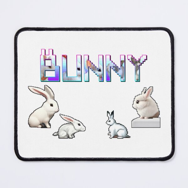 Item preview, Pixel Art Bunny designed and sold by MusicArtAndGrind.
