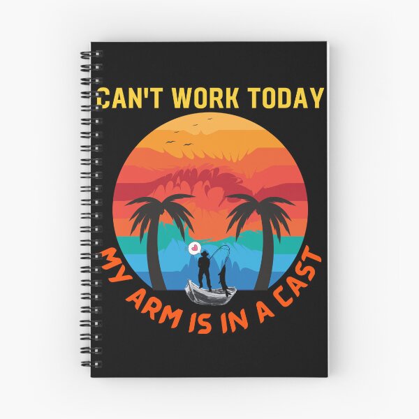 Item preview, Retro I Can't Work Today My Arm Is In A Cast Fisherman Quote designed and sold by printstars.
