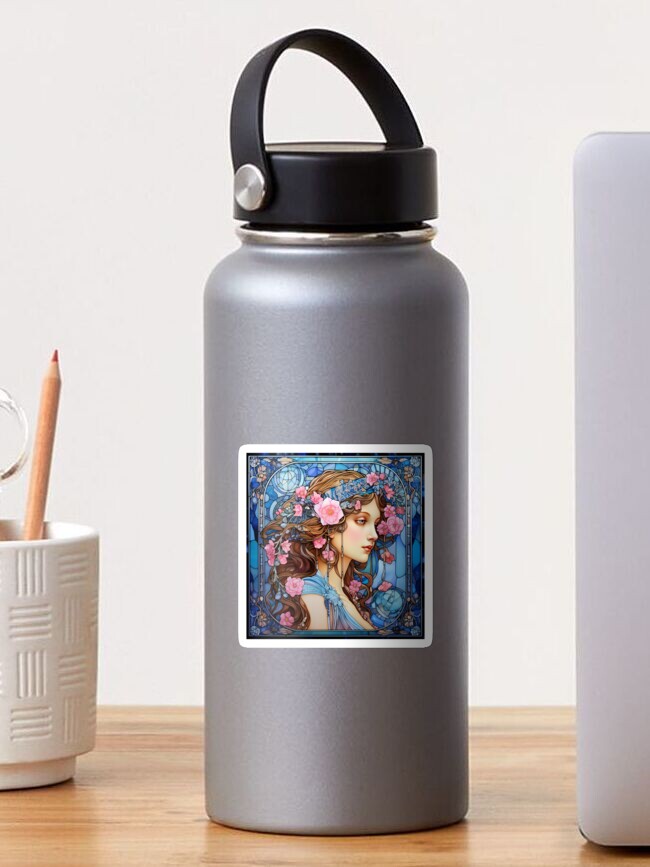 Baby blue best sale hydro flask stickers