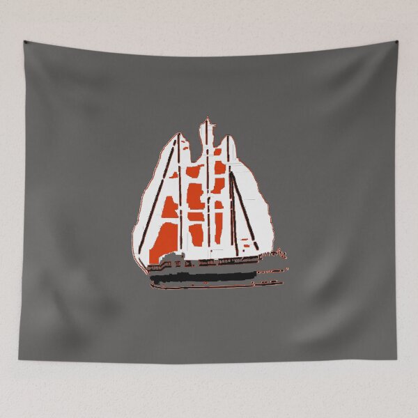 Item preview,  old Impressionism Sailing vessel Ship boat designed and sold by 4rpixs.