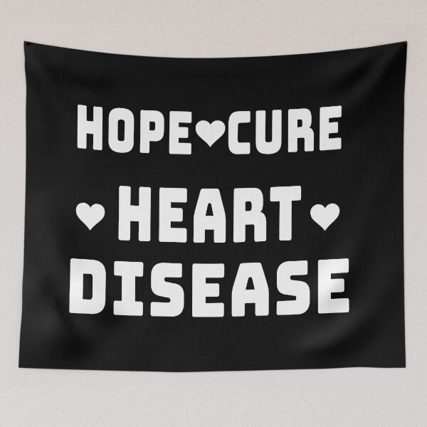 Item preview, Hope Cure Heart Disease Awareness designed and sold by Color-Sparkle.