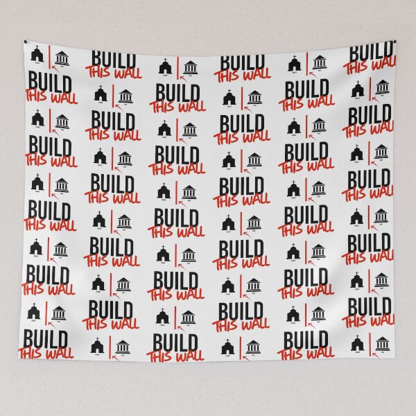 Item preview, Build this Wall: Between Church and State designed and sold by partyfarty.