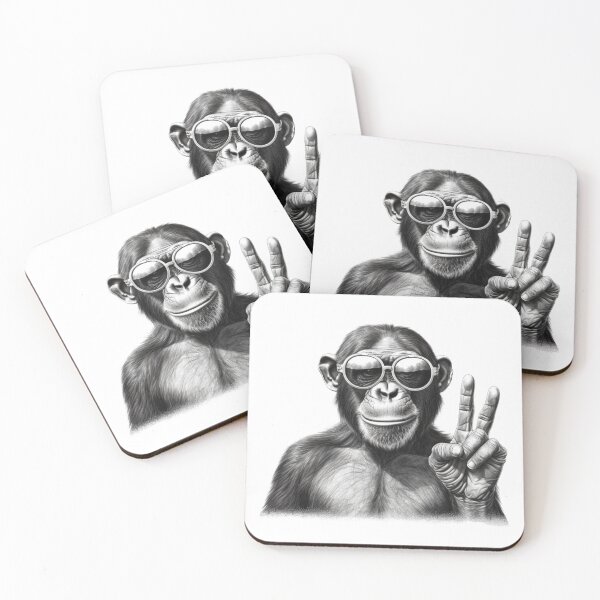 Item preview, Monkey Peace, Monkey Do designed and sold by reelyfresh.