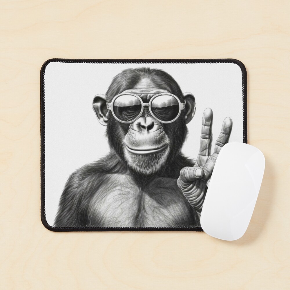 Laughing Monkey Saying Hii iPad Case & Skin for Sale by Ani1111