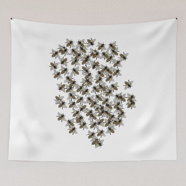 Item preview, Swarm of Bees - Bees Design designed and sold by SavvySeller.