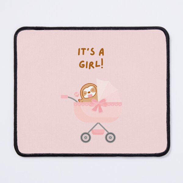 Item preview, It’s A Girl Baby Shower Sloth  designed and sold by theslothinme.