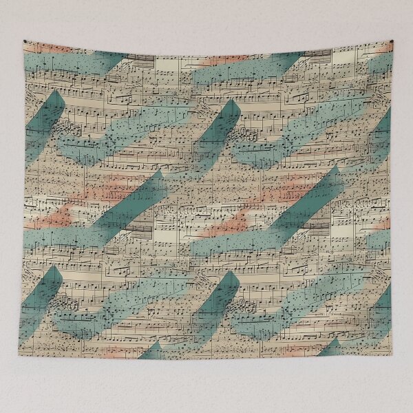 Item preview, Abstract Sheet Music designed and sold by BeagleDesigns.