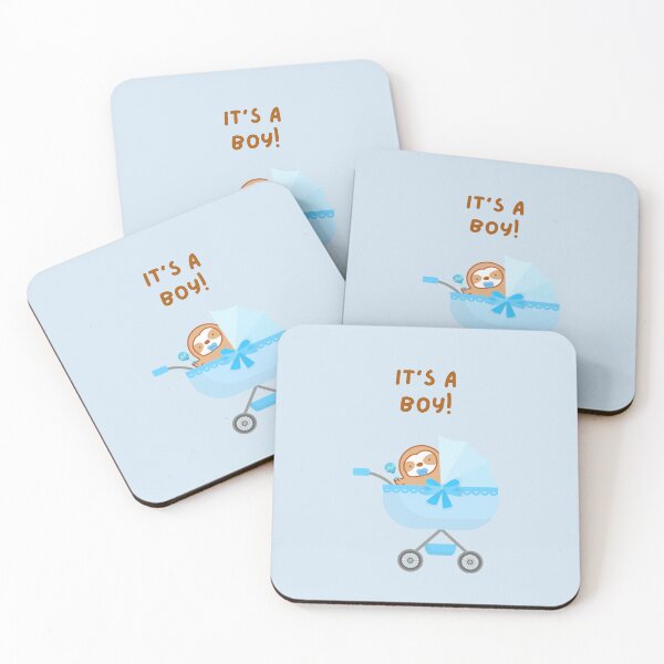 Item preview, It’s A Boy Baby Shower Sloth  designed and sold by theslothinme.