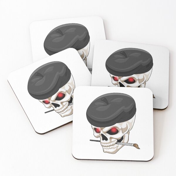 Item preview, Skull Painting Paint brush designed and sold by Snabdesign84.