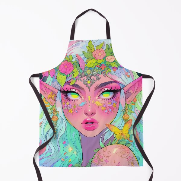 Item preview, Beautiful Forest Fae With Flower Crown designed and sold by bubblegoth.
