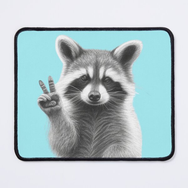 Item preview, Peace & Love Trash Panda designed and sold by reelyfresh.